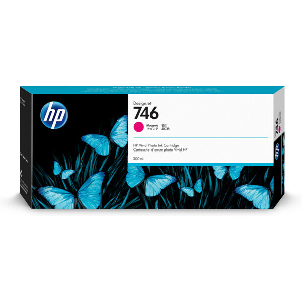 HP DesignJet 746 P2V78A 300 ML Kırmızı Mürekkep Kartuşu