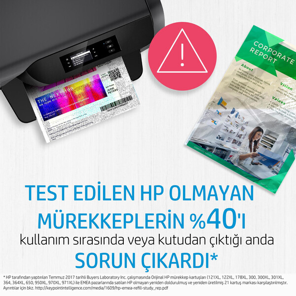 HP DesignJet 746 P2V78A 300 ML Kırmızı Mürekkep Kartuşu