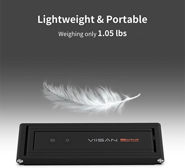 Viisan P4U 13MP 4K UHD Belge Kamerası ve Web Kamerası