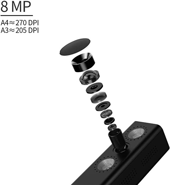 CZUR Shine 800-A3-Pro Profesyonel Yüksekliği Ayarlanabilir USB Kamera