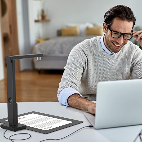 CZUR Lens1200 Pro Taşınabilir Belge Tarayıcı 12 MP USB Kamerası