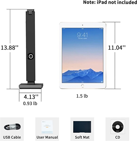 CZUR Lens1200 Pro Taşınabilir Belge Tarayıcı 12 MP USB Kamerası