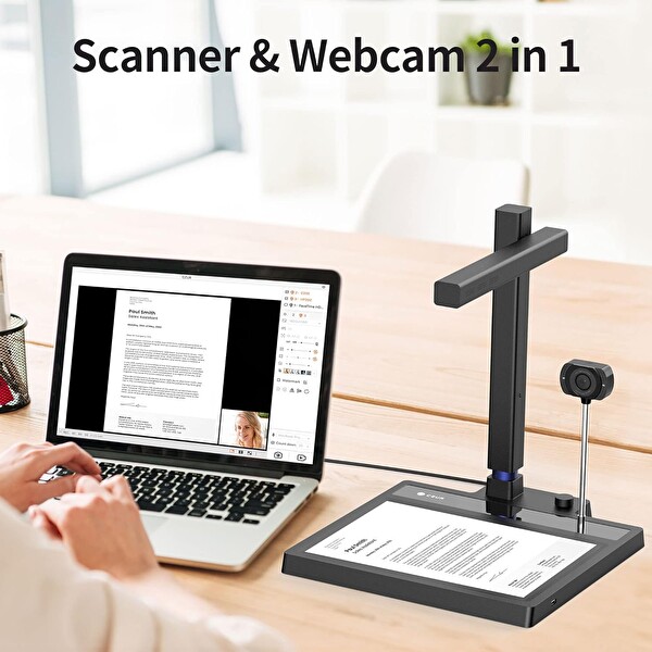 CZUR Shine 500 Surface Pro AC Belge Tarayıcı 5 MP Belge Kamerası