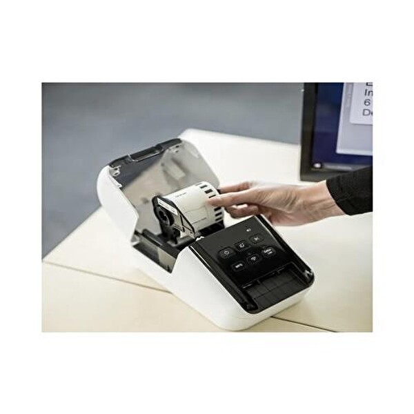 Brother P-Touch QL-810W 62MM e Kadar Baskı DK Serisi Etiket Bilgisayar Bağlantılı Wireless