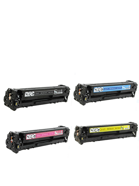 Powprint Canon CRG-731/CB540 I-Sensys MF-628CW CMYK 1 Set Muadil Toner