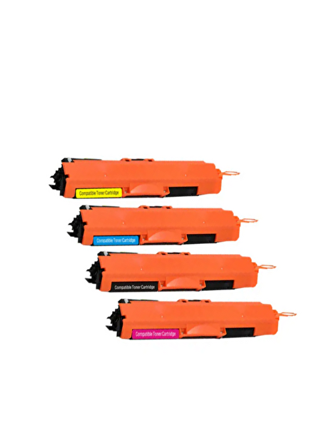 Powprint Canon CRG-729 / I-Sensys LBP-7010 CMYK 1 Set Muadil Toner