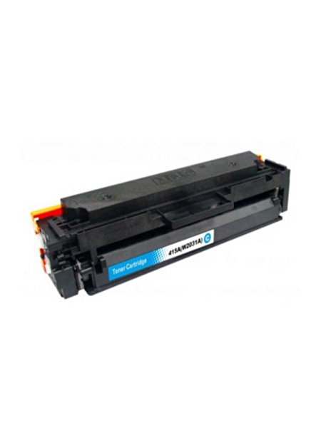 Powprint HP 415A-W2031A LaserJet Pro MFP M454FW-M454NW Mavi 2.400 Syf Çipli Muadil Toner