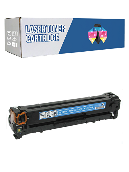 Powprint HP 128A-CE321A LaserJet CM1415FNW 1.300 Syf Mavi Muadil Toner