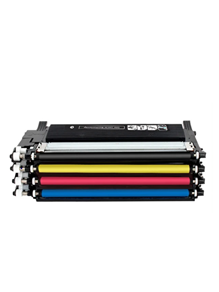 Powprint Samsung CLT-K406S SL-C410W CMYK 1 Set Muadil Toner