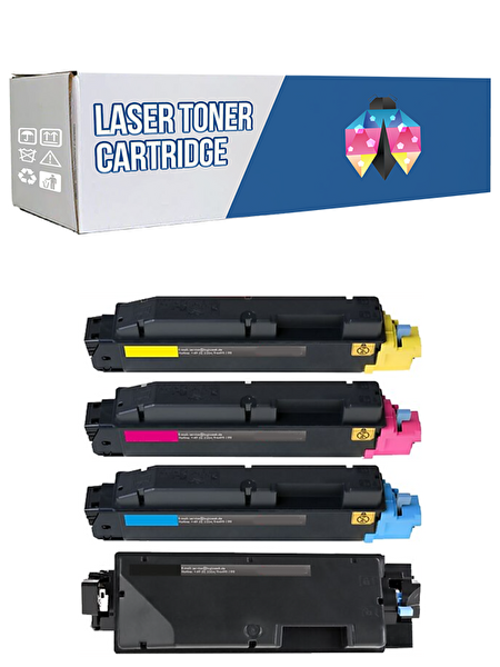 Powprint Kyocera Taskalfa TK-5305 350Cİ CMYK 1 Set Muadil Toner