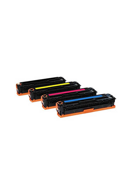 Powprint HP 126A-CE310A CE914A-CE918A CMYK 1 Set Muadil Toner