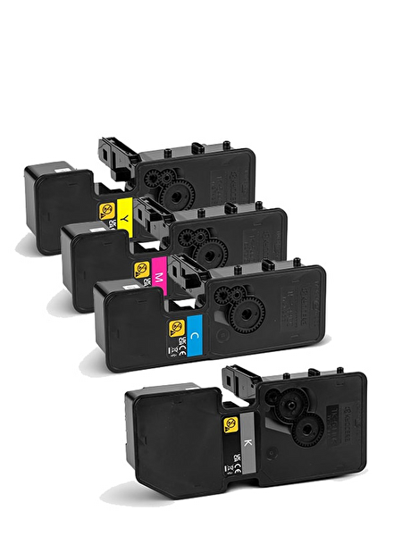 Powprint Kyocera Ecosys M5521cDW TK-5220 CMYK 1 Set Muadil Toner
