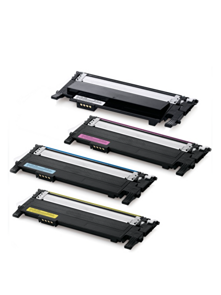 Powprint Samsung CLT-K406S CLP-365 CMYK 1 Set Muadil Toner