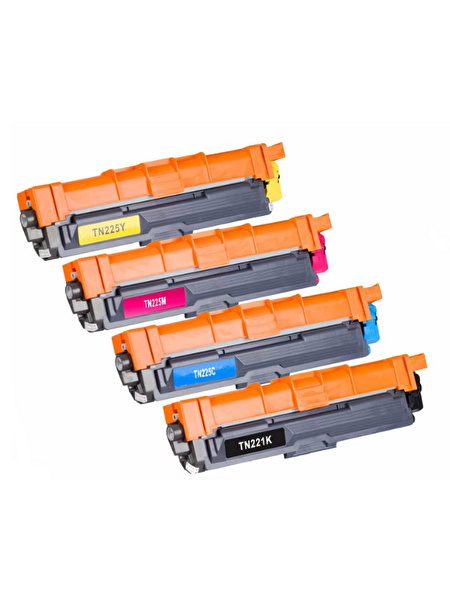 Powprint Brother TN-221-TN241-TN251-TN261 HL-3140CW CMYK 1 Set Muadil Toner