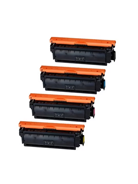 Powprint Canon CRG-040H Canon i-Sensys LBP-712Cdn CMYK 1 Set Muadil Toner