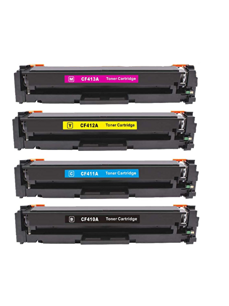 Powprint HP 203A-CF540A Pro MFP M281fw - T6B59A CMYK 1 Set Muadil Toner