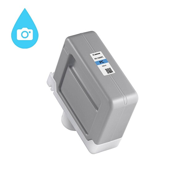 Canon PFI-1300 PC (Photo Cyan) Fotoğraf Mavi Plotter Orijinal Mürekkep Kartuş 330 ml. (0815C001)
