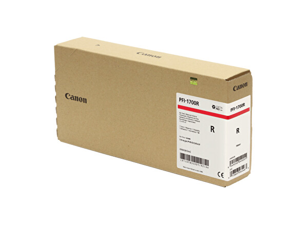Canon PFI-1700 R (Red) Kırmızı Plotter Orijinal Mürekkep Kartuş 700 ml. (0783C001)