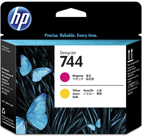 HP 744 Magenta&Yellow Orijinal Baskı Kafası Printhead (F9J87A)
