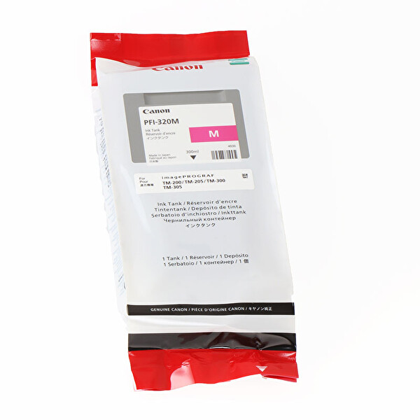 Canon PFI-320 M (Magenta) Kırmızı Plotter Orijinal Mürekkep Kartuş 300 ml. (2892C001)