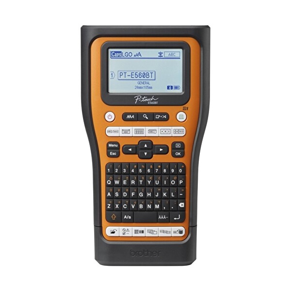 Brother P-Touch PT-E560BTVP 6 - 24MM Baskı TZE Serisi Etiket Yazıcı El Tipi Bluetooth USB Bağlantı (Pil Dahil)