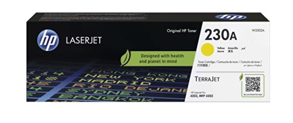 HP 230A SARI 1.800 Sayfa Toner W2302A