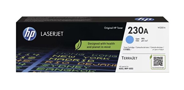 HP 230A Mavi 1.800 Sayfa Toner W2301A
