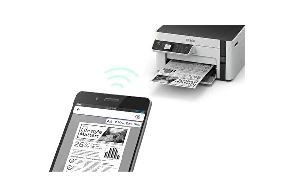 Epson EcoTank M2120 C11CJ18403 Wi‑Fi Tarayıcı Fotokopi Mono Çok Fonksiyonlu Tanklı Yazıcı