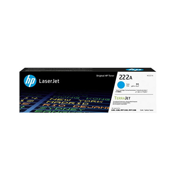 HP 222A Cyan Mavi 1.200 Sayfa Toner W2221A