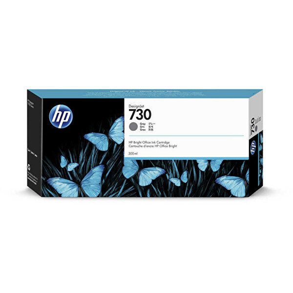 HP P2V72A (730) Gri Mürekkep Kartuş