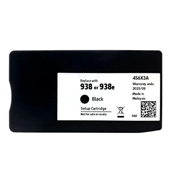BK HP 938/4S6X8PE Siyah Muadil Mürekkep Kartuş Hp Pro 9720 9730