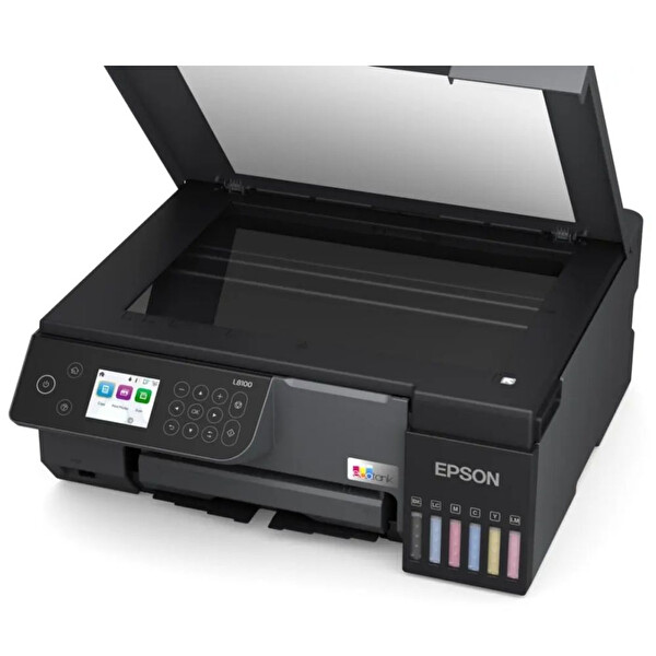 Epson EcoTank L8100 Wi-Fi - Tarayıcı - Fotokopi Renkli Çok Fonksiyonlu Tanklı Mürekkep Püskürtmeli Yazıcı