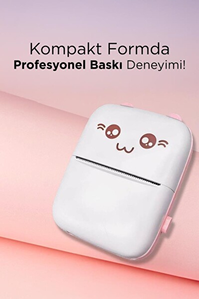 Torima C9 Mavi Mini Yazıcı Mini Taşınabilir Termal Yazıcı Kablosuz Bağlantı Ap Kontrol