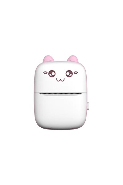 Torima C9 Pembe Mini Yazıcı Mini Taşınabilir Termal Yazıcı Kablosuz Bağlantı Ap Kontrol