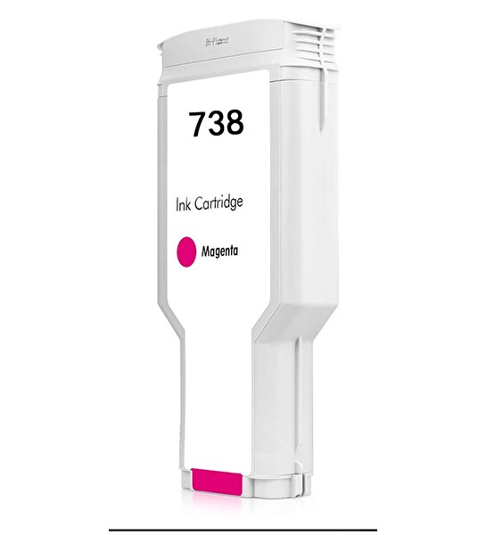 HP 738XL 676M7A HP T850 HP T950 Kırmızı Yüksek Kapasiteli Muadil Kartuş 300 ML