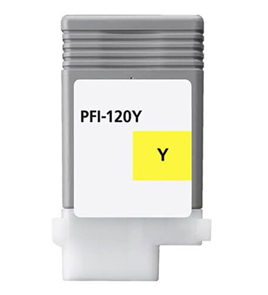 Canon PFI-120/PFI-120/PFI-120/2888C001 TM-200 TM-205 TM-300 TM-305 Kopya Sarı Muadil Kartuş 130 ML