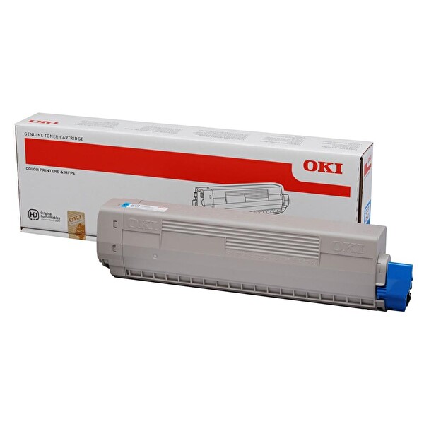 OKI 44059171 MC851. MC861 - 7300 Sayfa Mavi Toner