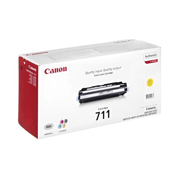 Canon CRG-711Y Yellow Sarı Toner Orijinal LBP5300 5360 MF8450 9130 9170 9220 9280 (6K)