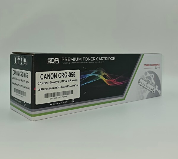 Dpi Toner Canon CRG-055- 3016C002 Muadil Toner BK