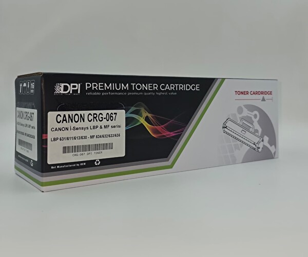 Dpi Toner Canon CRG-067- 5102C002 Muadil Toner BK
