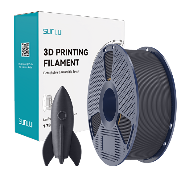 Sunlu High Speed PLA Filament Gri 1.75 MM 1 KG