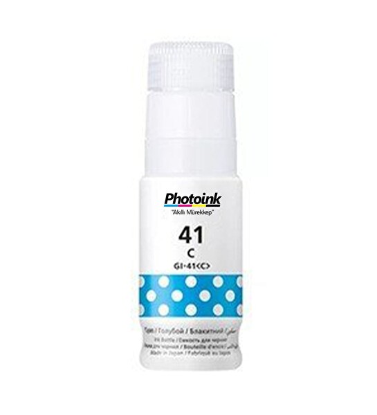 Canon GI-41 G1420 G2420 G3470 G3430 G4470 G2460 G3420 G3460 Uyumlu 70 ML Mavi Mürekkep
