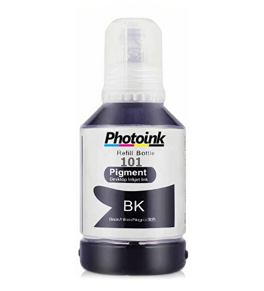 Photoink Pigment L4160 L6190 Epson 101 Ecotank Siyah Mürekkep