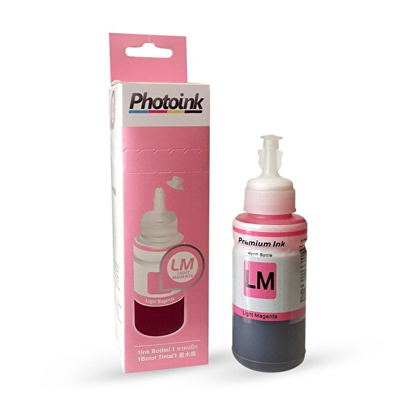 Photoink Epson T6736 Uyumlu 70 ML 6 Renkli Yazıcılar İçin Light Kırmızı Mürekkep