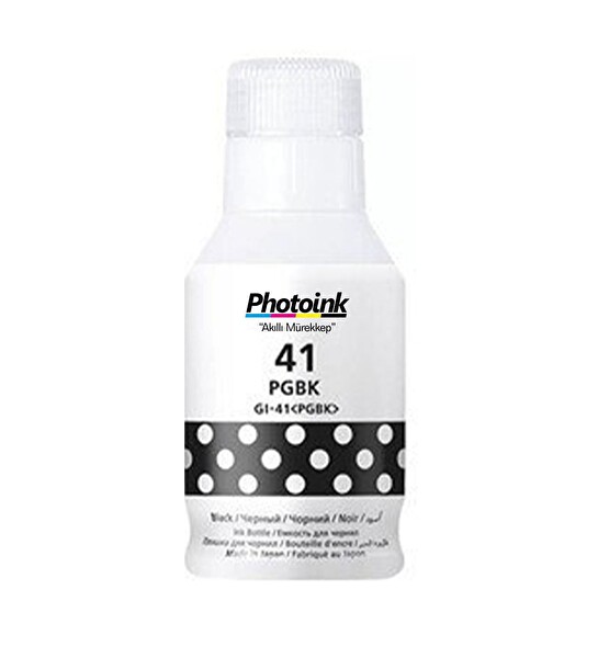 Photoink Canon GI-41 G1420 G2420 G3430 G2460 G4470 G3470 G3420 G3460 G3480 Uyumlu Photoink Siyah Mürekkep 135