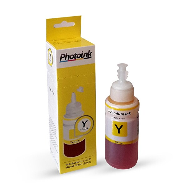 Photoink Epson T6644 Uyumlu 70 ML Sarı Mürekkep L800/L805