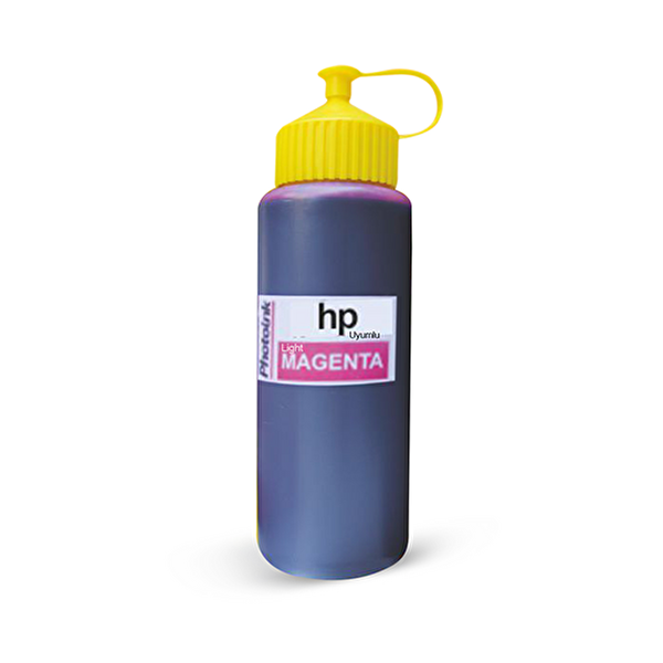 Photoink HP Plotter için Uyumlu 500 ML Light Magenta Mürekkep