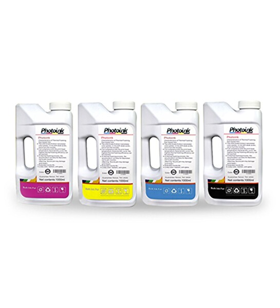 Photoink Canon Yazıcılar için Uyumlu 4 Renk 1000 ML Mürekkep Seti