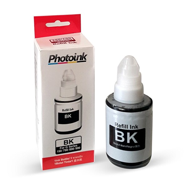 Photoink Canon GI-490BK Uyumlu 135 ML Siyah Mürekkep