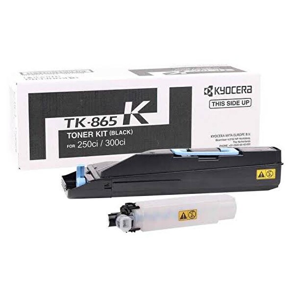 Kyocera TK-865K Siyah Orjinal Toner Taskalfa 250Cİ-300Cİ